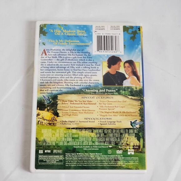 Ella Enchanted (DVD, Fullscreen) - Picture 3 of 3